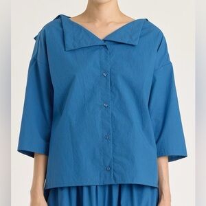 BLACK CRANE SAILOR TOP IN BLUE